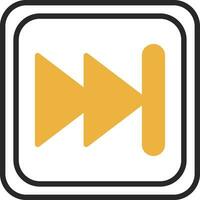 Next Button Vector Icon Design