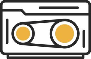 Cassette Vector Icon Design