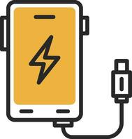 Wireless Charger Vector Icon Design