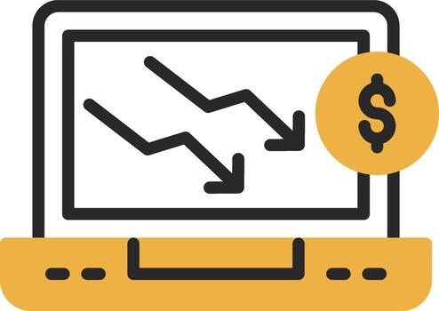 Decrease Vector Icon Design