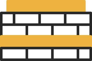 Brickwall Vector Icon Design