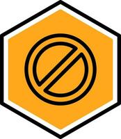Wrong Way Vector Icon Design