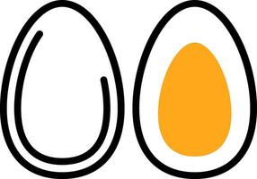 diseño de icono de vector de huevos