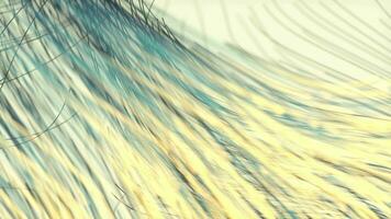 Flowing colorful lines, abstract animation background, 3d rendering. video