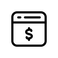 Simple Online Banking icon. The icon can be used for websites, print templates, presentation templates, illustrations, etc vector