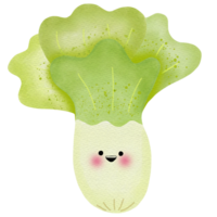 linda sonriente lechuga png