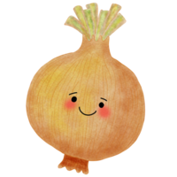 Cute smiling onion png