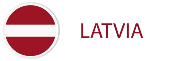 Latvia flag in web button, button icon. png