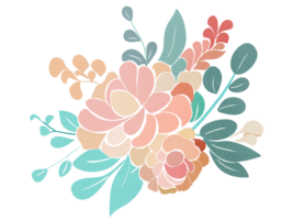 flowers decorating books magazines coloring books png