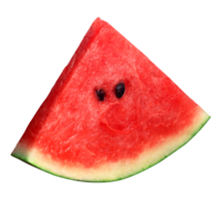 Wassermelone Scheiben isoliert auf ein Weiß Hintergrund png