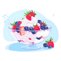 Ice cream scoop on waffle cone on transparent background cutout, PNG file. AI Generated