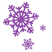 Glitter purple snowflake . Snowflake icon. Design for decorating,background, wallpaper, illustration. png