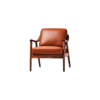 beautiful Armchair on a transparent PNG background generative ai