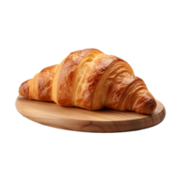 croissant isolerat på transparent png bakgrund generativ ai