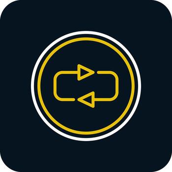 diseño de icono de vector de bucle