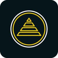 Piramid Vector Icon Design