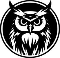 Owl - Minimalist and Flat Logo - Vector illustration