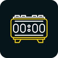 Digital Alarm Vector Icon Design