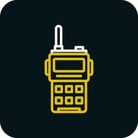 diseño de icono de vector de walkie talkie