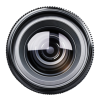 Camera lens png realistic projection optical lens transparent background ai generated