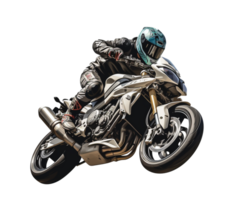 Motorbike png Motorcycle png Superbike png Superbike riding in the race mode motorbike riding in the aggressive style ai generated