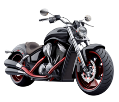 Kreuzer Motorrad png luxuriös Motorrad png Kreuzer Motorrad transparent Hintergrund ai generiert