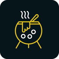 Cauldron Vector Icon Design