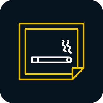 Nicotine Patch Vector Icon Design