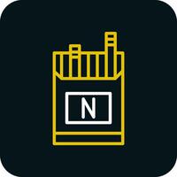 Nicotine Vector Icon Design