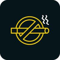 No Smoking Vector Icon Design