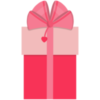 Navidad regalo caja con arco para contento día festivo, presente para fiesta o celebracion, elementos para invitación, saludos png
