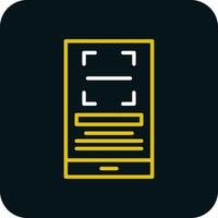 Qr Scan Vector Icon Design