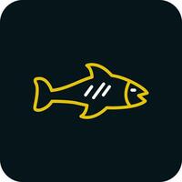 diseño de icono de vector de pescado