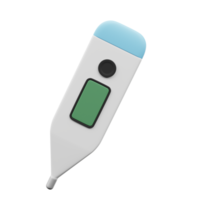 termometer 3d medicinsk och sjukvård ikon png