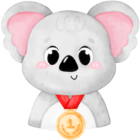 Animal Wearing Medal, Medal, winner, awards, Sport, First place png