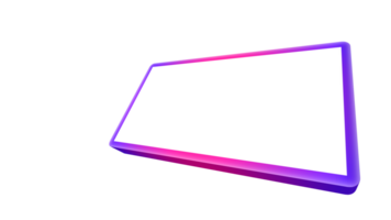 frame for text. 3d render of a key png