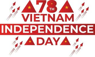 gratis Vietnam independencia día vector bandera