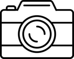 Camera line icon vector