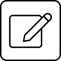 Edit Line Icon vector