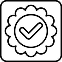 Approve Line Icon vector