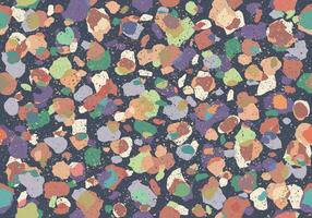 Vintage vector seamless terrazzo pattern in retro style. Retro colorful pattern with terrazzo texture.