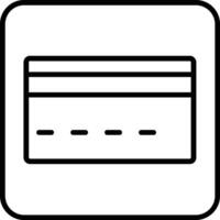 Credit Card Line Icon vector