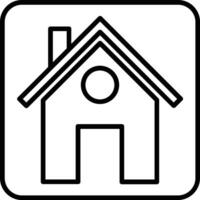 Home Line Icon vector