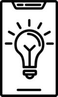 Idea line Icon vector