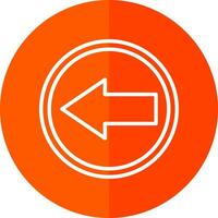 Left Arrow Vector Icon Design