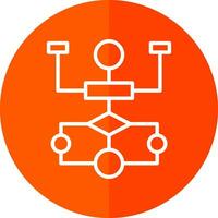 Flow Chart Vector Icon Design