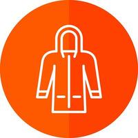 Raincoat Vector Icon Design