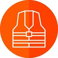 Life Jacket Vector Icon Design