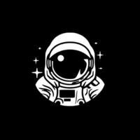 Astronaut, Minimalist and Simple Silhouette - Vector illustration