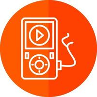 Mp4 Player Vector Icon Design